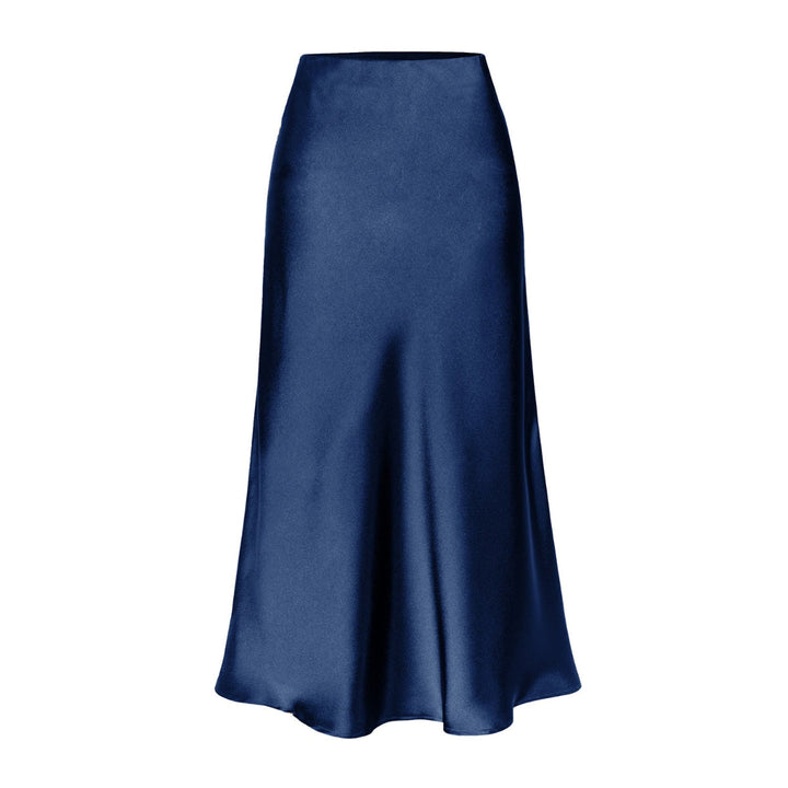 KEITH | Elegant High Waist Side Slit Midi Skirt