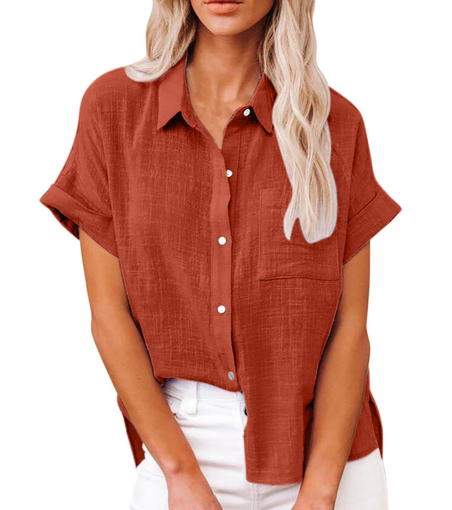 Livia | Comfy Casual Button-Up Blouse