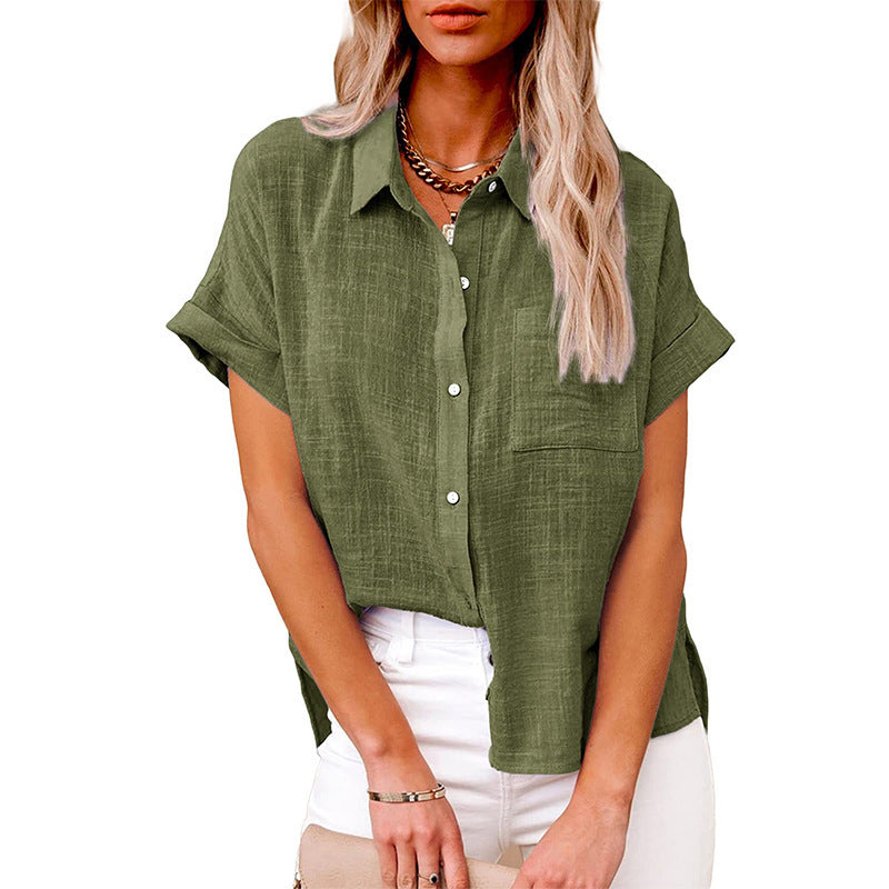 Livia | Comfy Casual Button-Up Blouse
