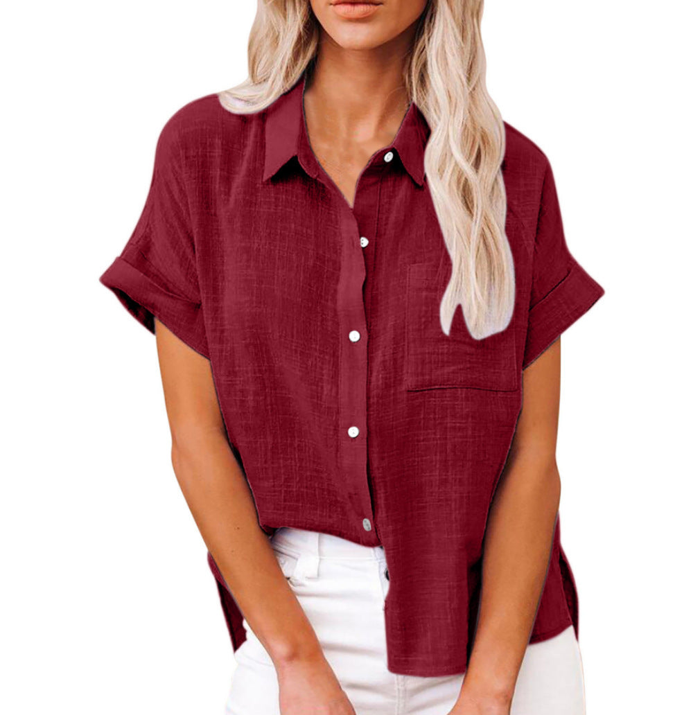 Livia | Comfy Casual Button-Up Blouse
