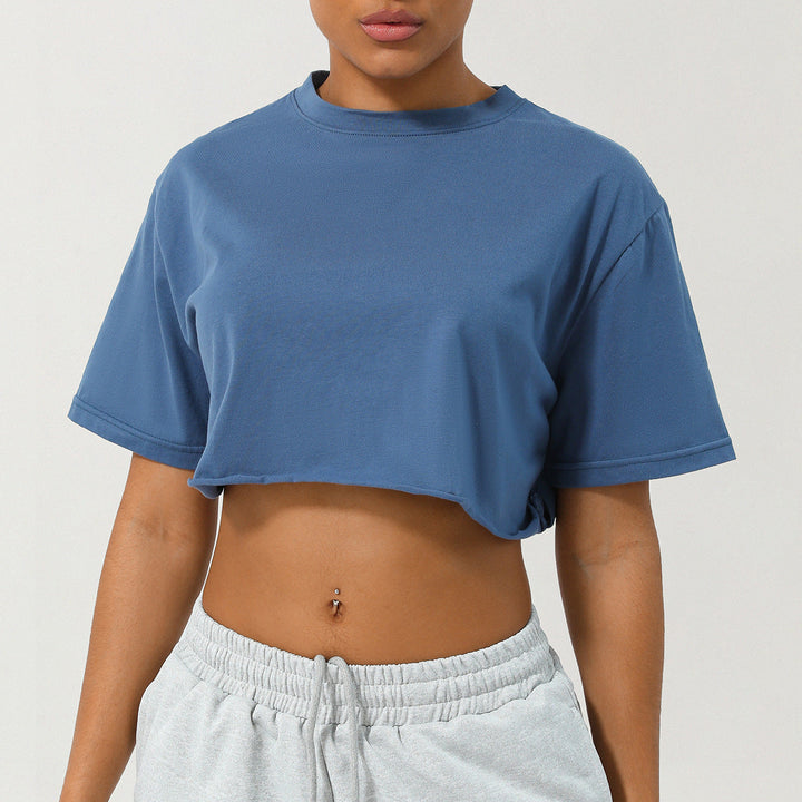 Livia | Relaxed Fit Crop Tee
