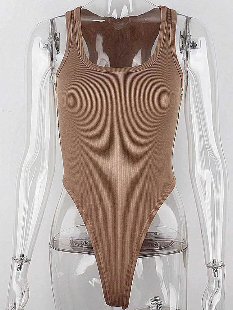 NADÈGE | Casual Sleeveless Bodysuit
