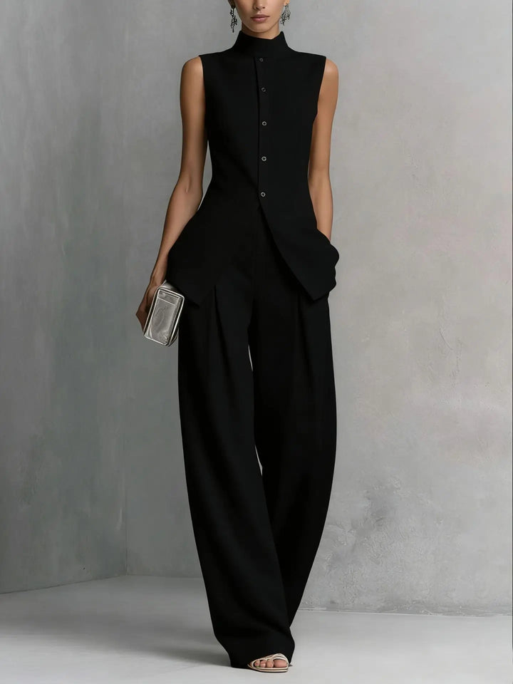 Pauline | Sleeveless Top and Trousers Set