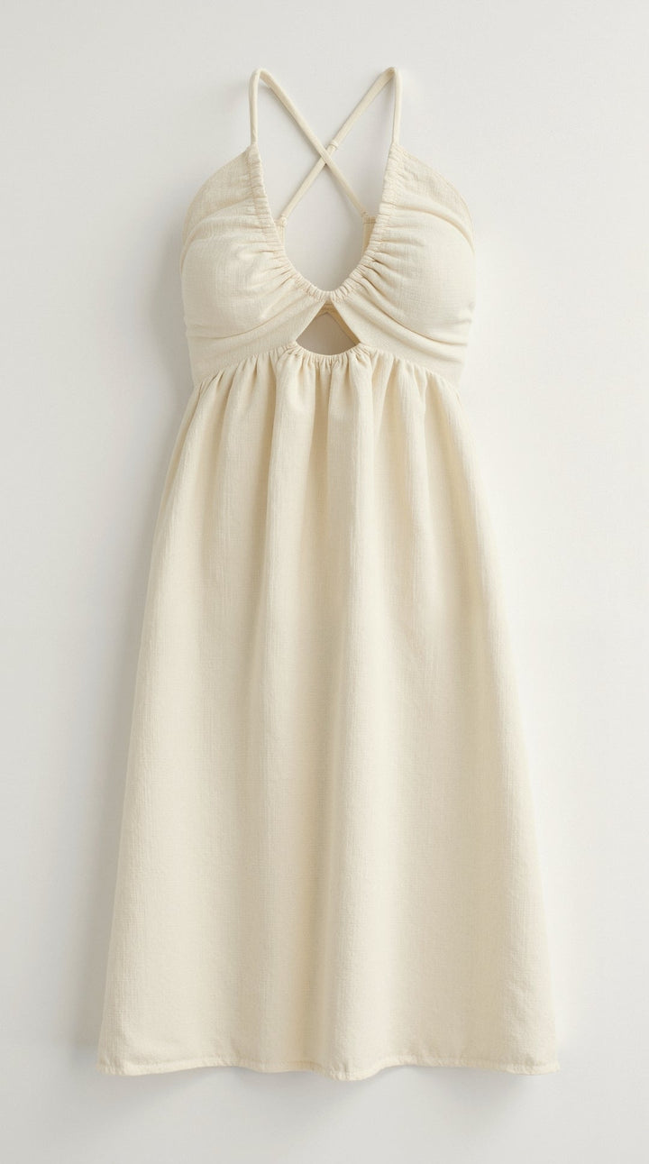 Margaret Breezy Cutout Midi Dress
