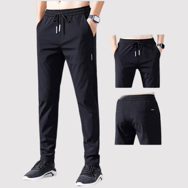 ROENO ストレッチテーパードパンツ