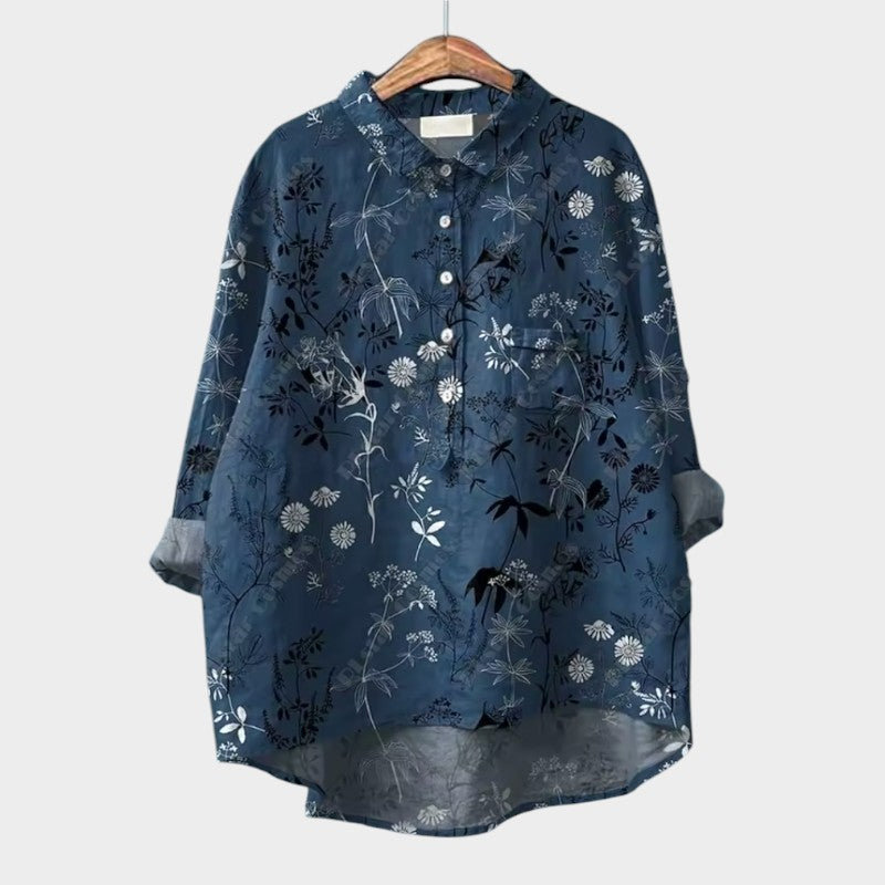 Mayla – Premium Blouse with Lace Details