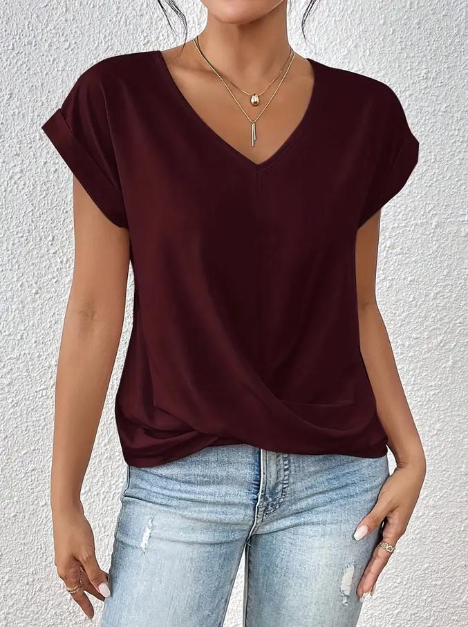 Luna | The Stylish V-Neck Top