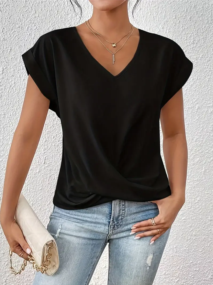 Luna | The Stylish V-Neck Top