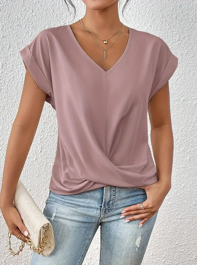 Luna | The Stylish V-Neck Top