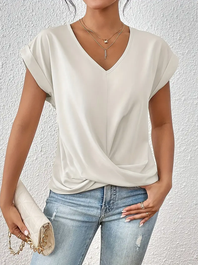 Luna | The Stylish V-Neck Top