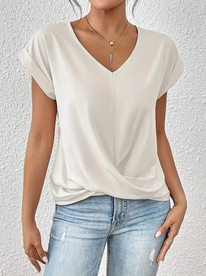 Luna | The Stylish V-Neck Top