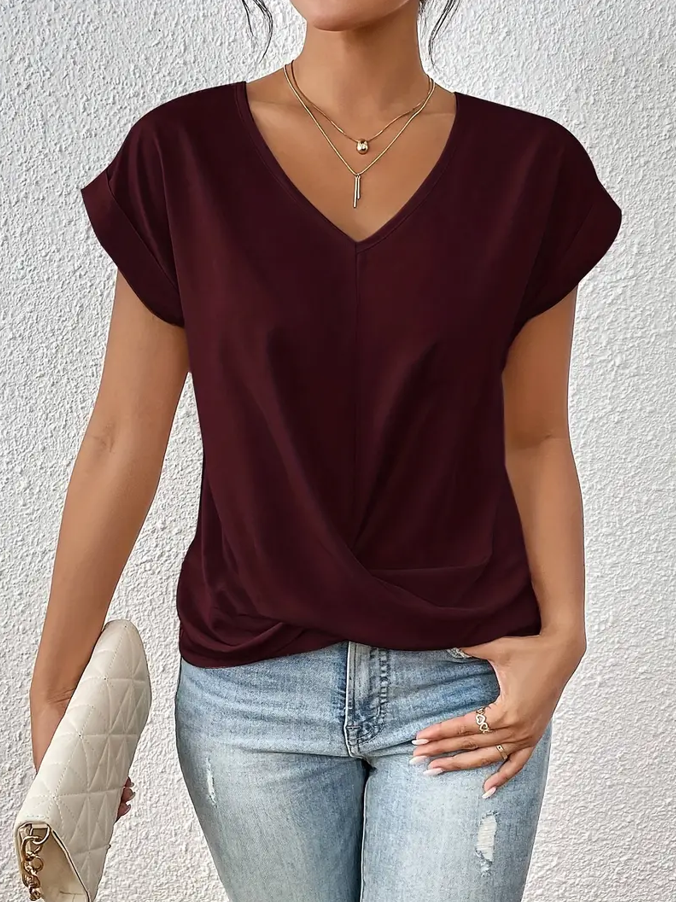 Luna | The Stylish V-Neck Top