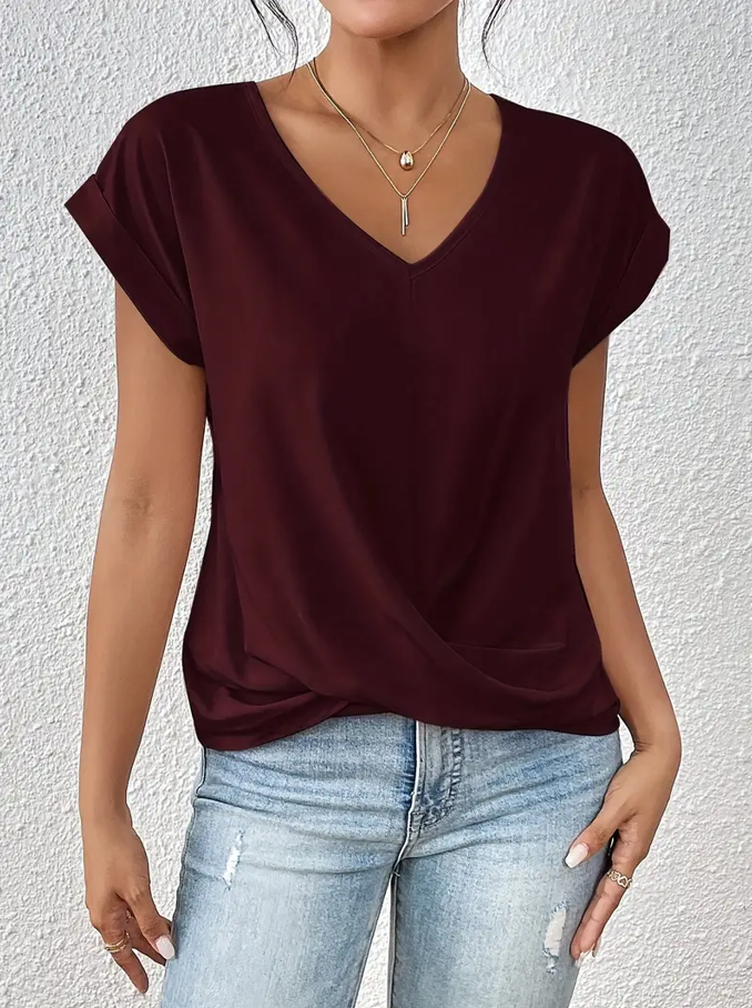 Luna | The Stylish V-Neck Top