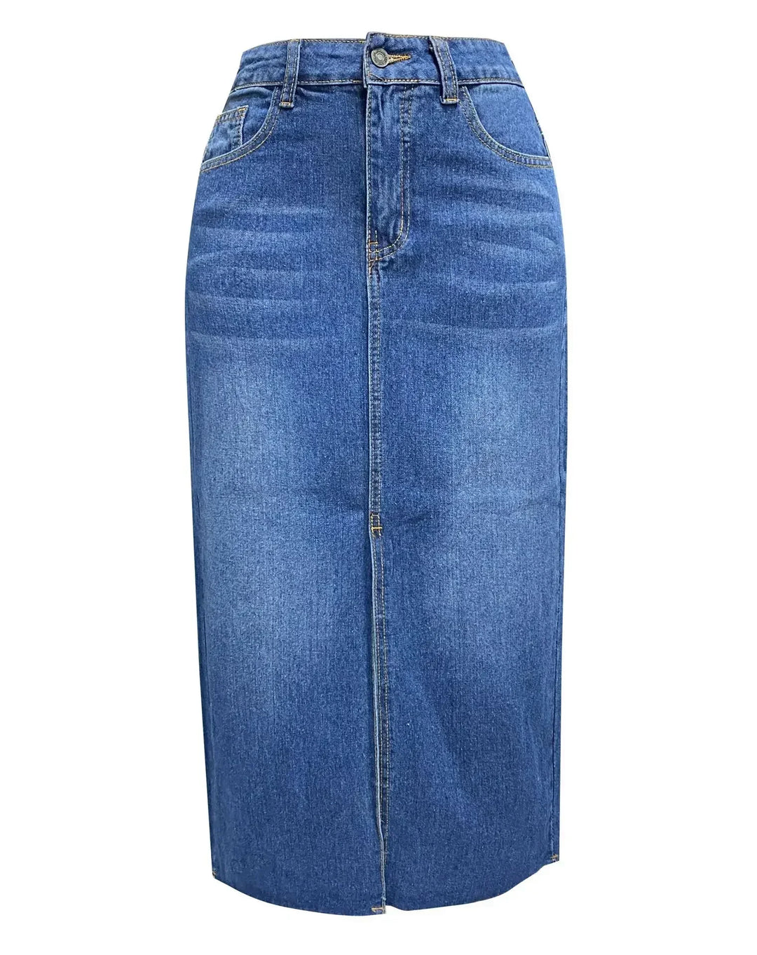 DENISE™ | Classic High-Waist Denim Skirt