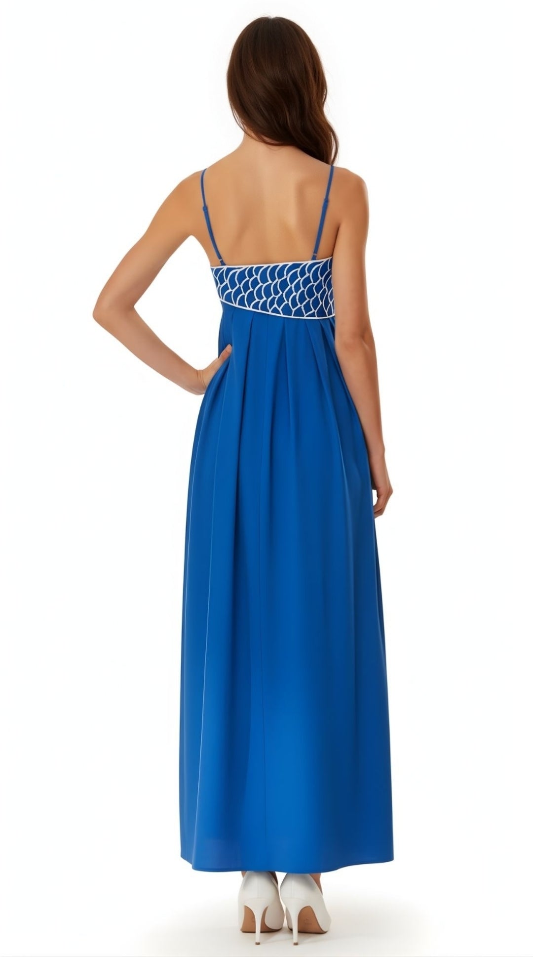 Sophia Embroidered Maxi Dress
