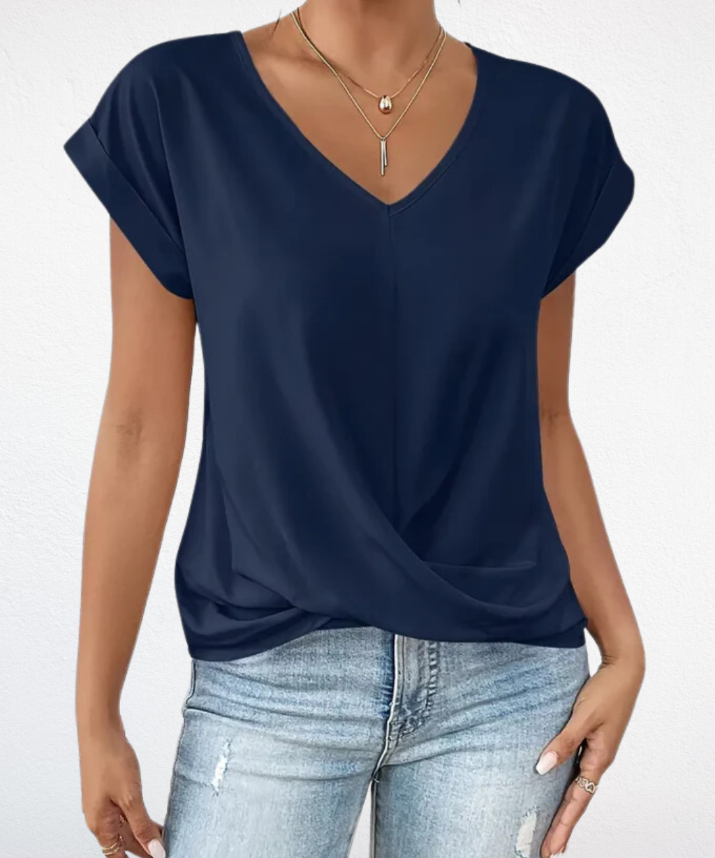 Luna | The Stylish V-Neck Top