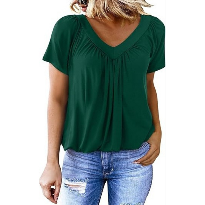 Lydia | Casual V-Neck Top