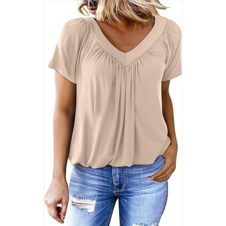 Lydia | Casual V-Neck Top