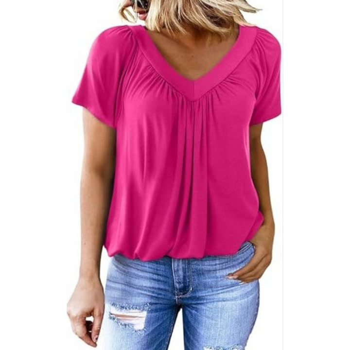 Lydia | Casual V-Neck Top