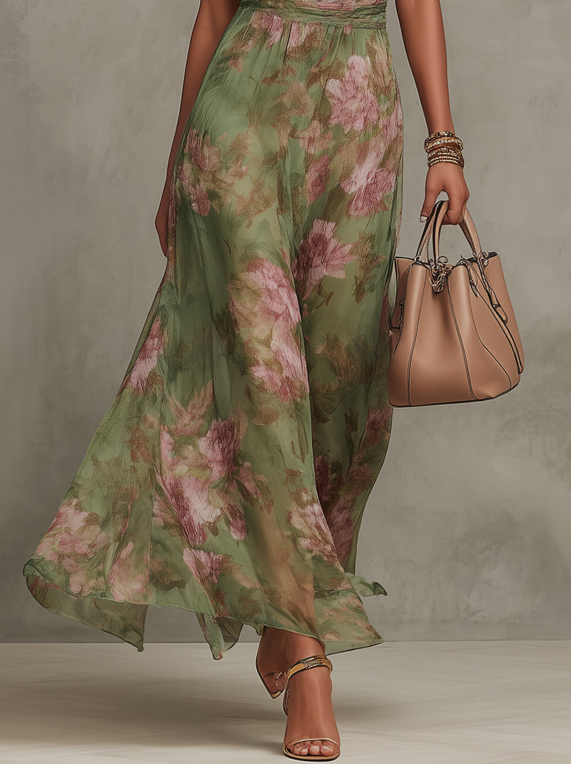 Victoria | Elegant Floral Summer Dress