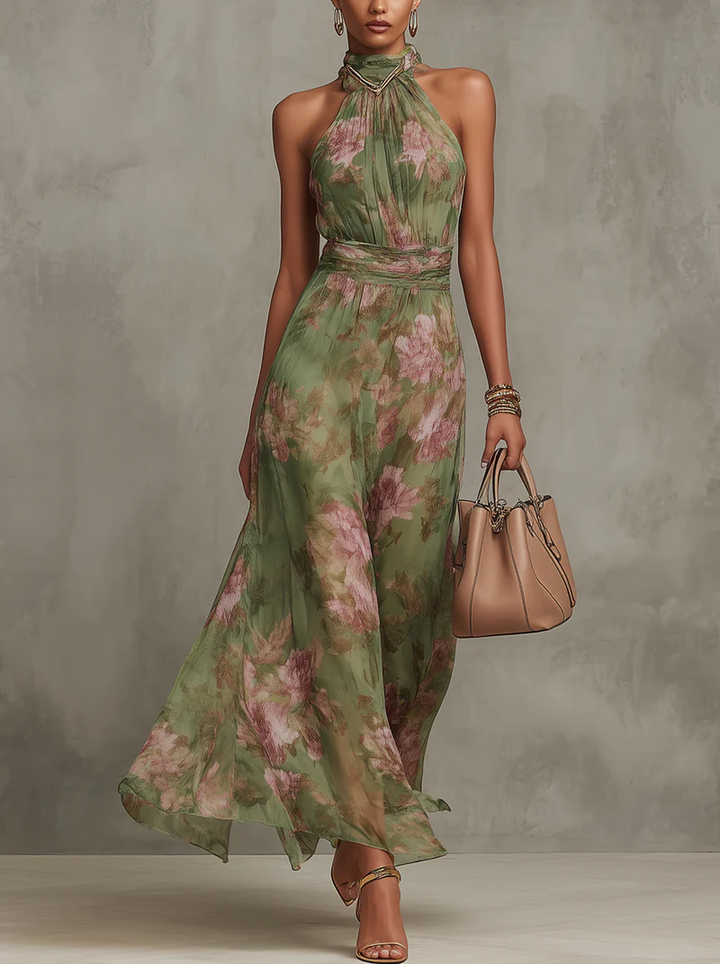 Victoria | Elegant Floral Summer Dress