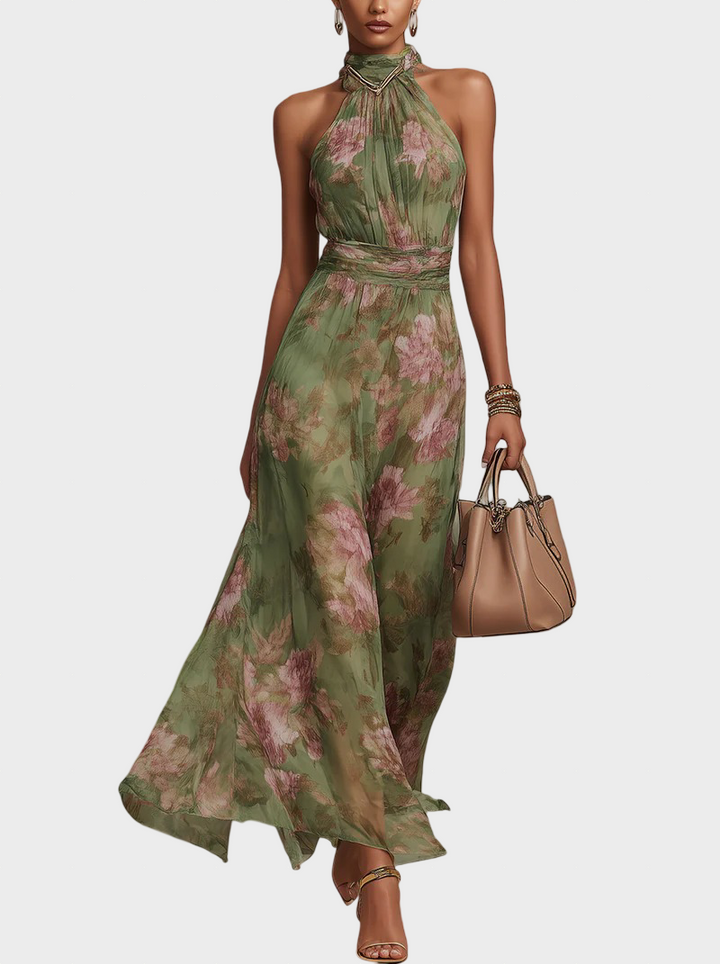 Victoria | Elegant Floral Summer Dress
