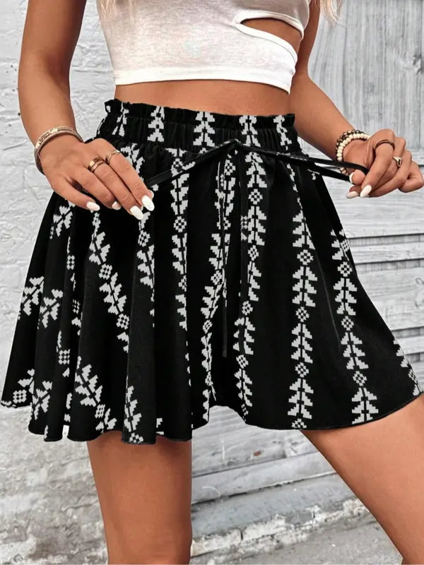 LIWAYWAY | Casual Lightweight Summer Print Shorts