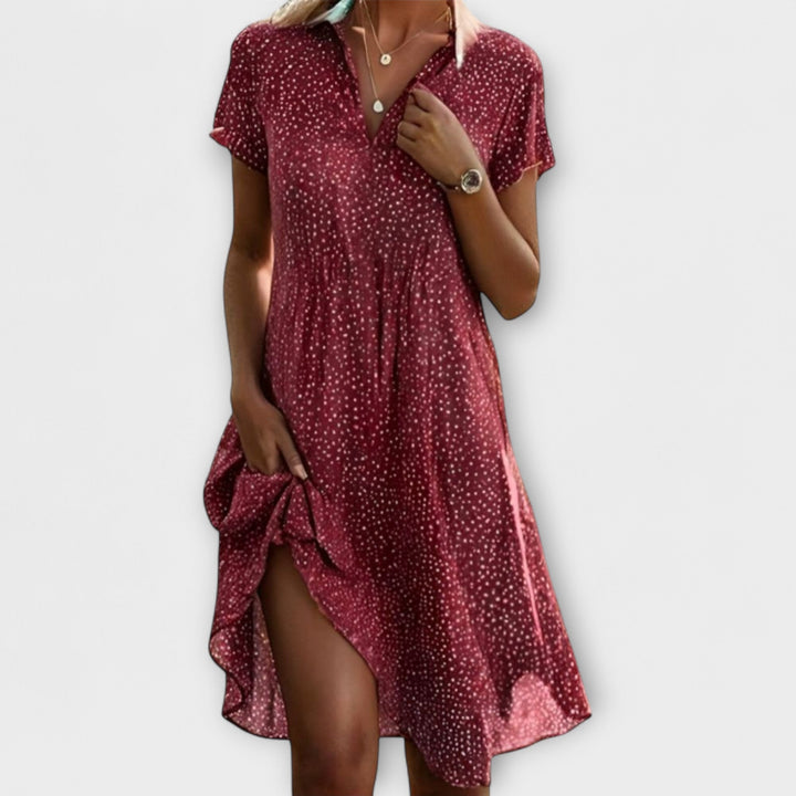 Sofia - Flared Summer Dress with Timeless Look