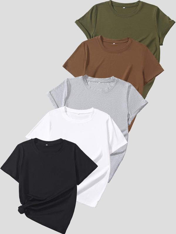 Lydia | Casual Short Sleeve Tee (Pack of 5)