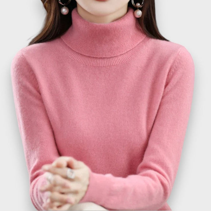 Anna | Cashmere Roll Neck Jumper