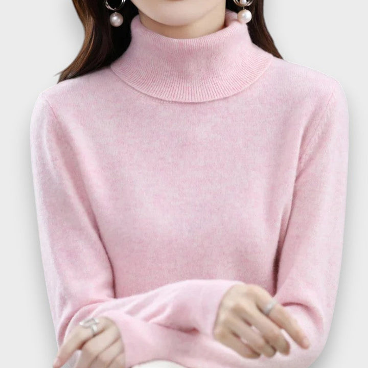 Anna | Cashmere Roll Neck Jumper
