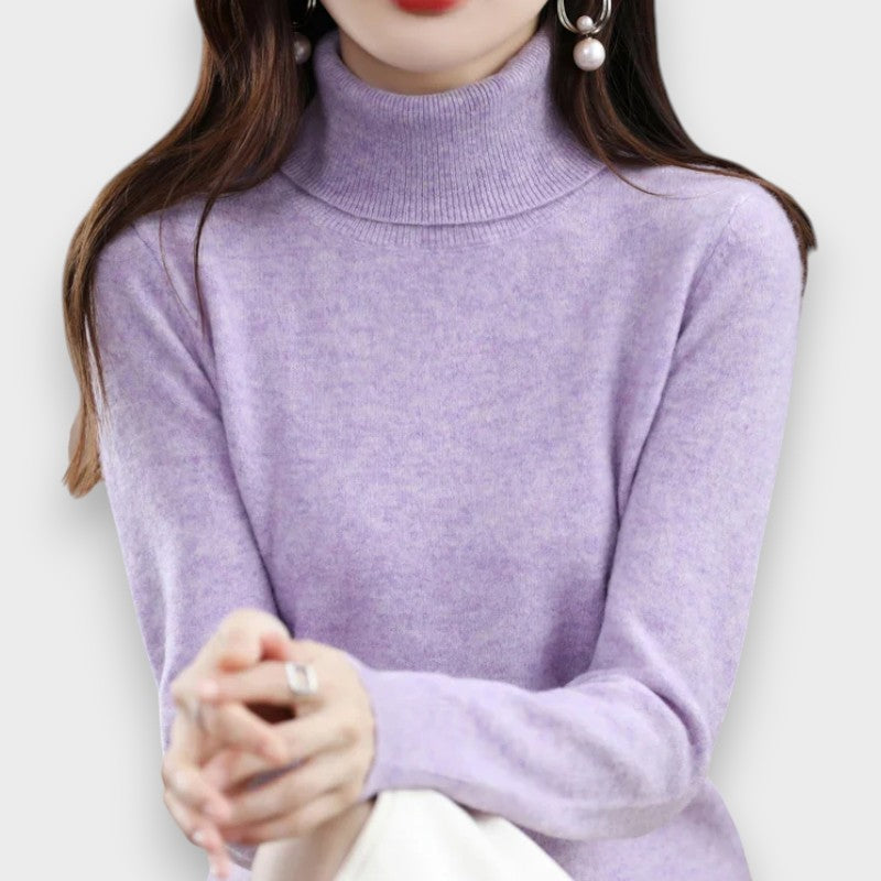 Anna | Cashmere Roll Neck Jumper