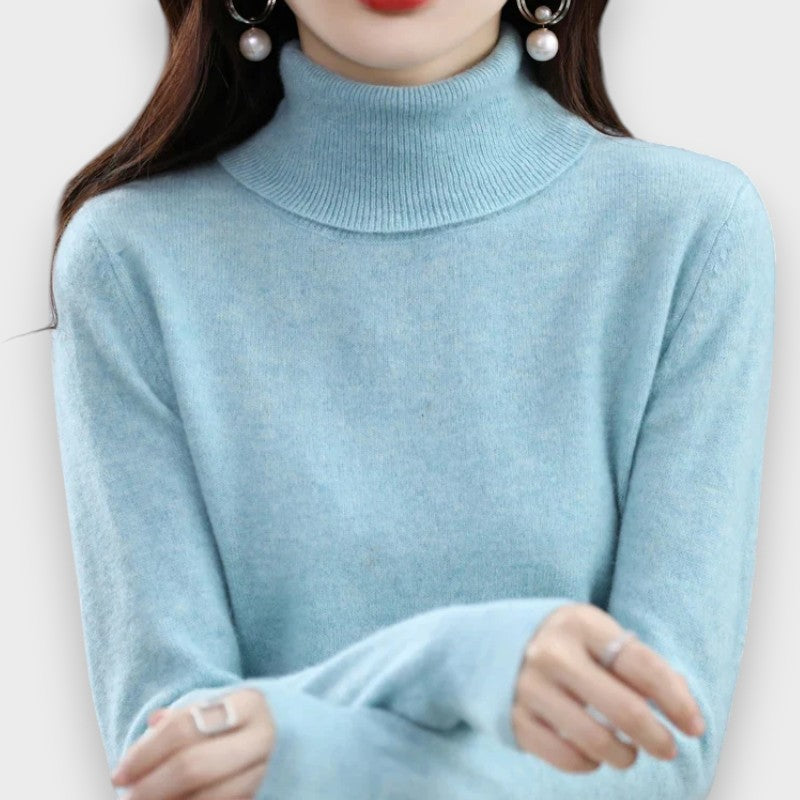 Anna | Cashmere Roll Neck Jumper