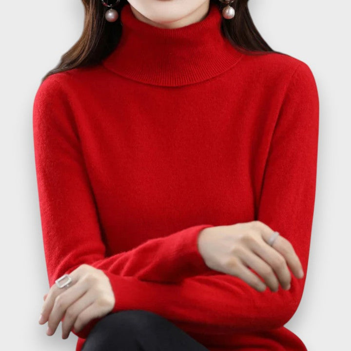Anna | Cashmere Roll Neck Jumper