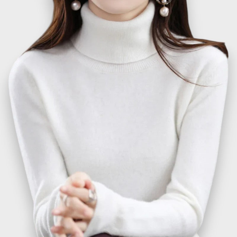 Anna | Cashmere Roll Neck Jumper