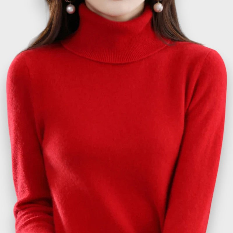 Anna | Cashmere Roll Neck Jumper