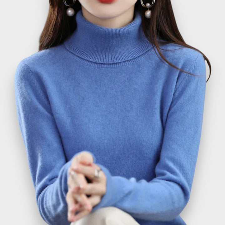 Anna | Cashmere Roll Neck Jumper