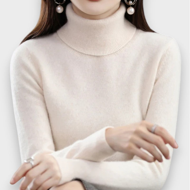 Anna | Cashmere Roll Neck Jumper