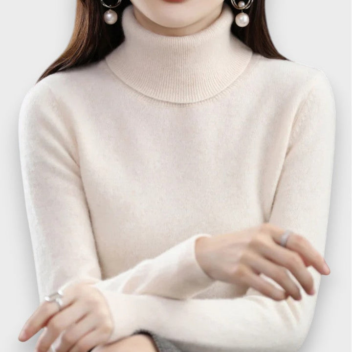 Anna | Cashmere Roll Neck Jumper