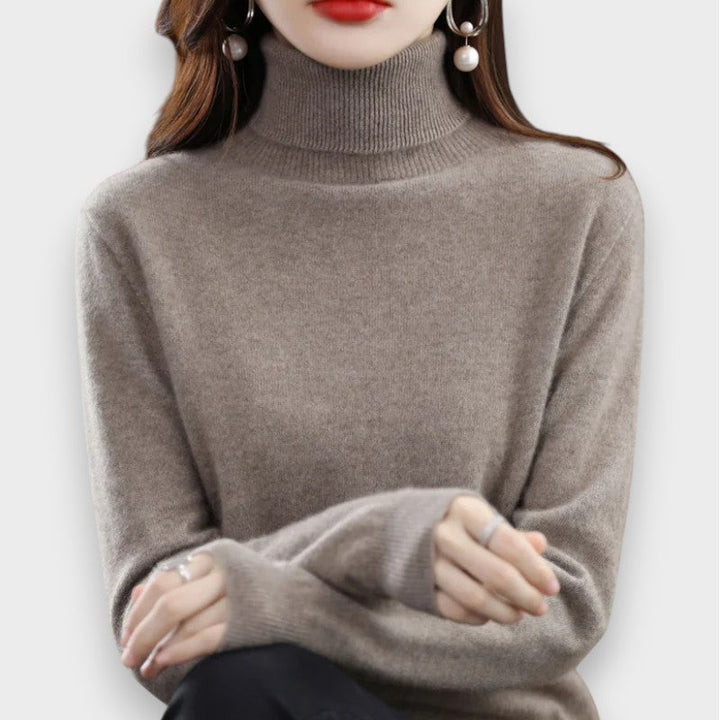 Anna | Cashmere Roll Neck Jumper