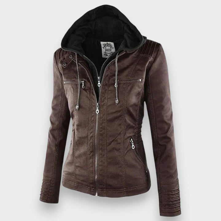 Leni | Leather Biker Jacket