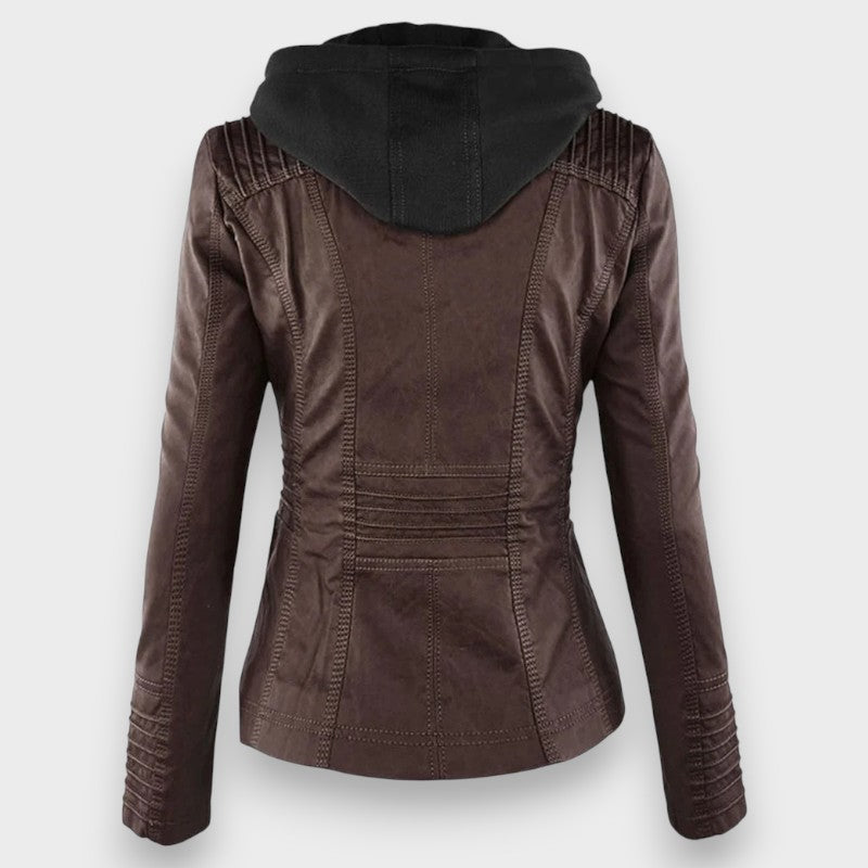 Leni | Leather Biker Jacket