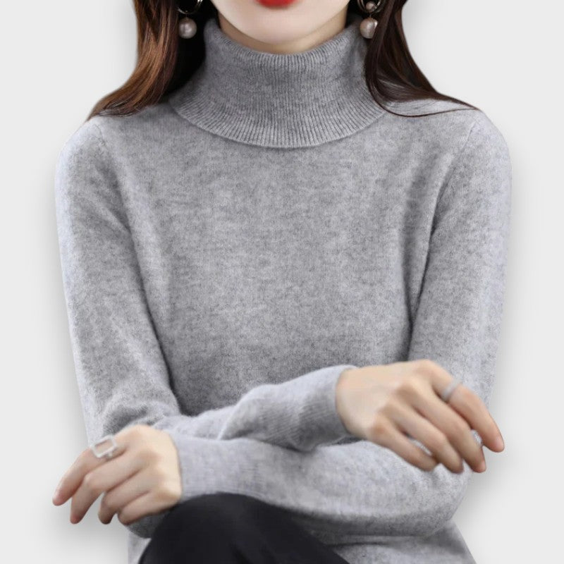 Anna | Cashmere Roll Neck Jumper