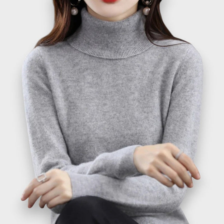 Anna | Cashmere Roll Neck Jumper