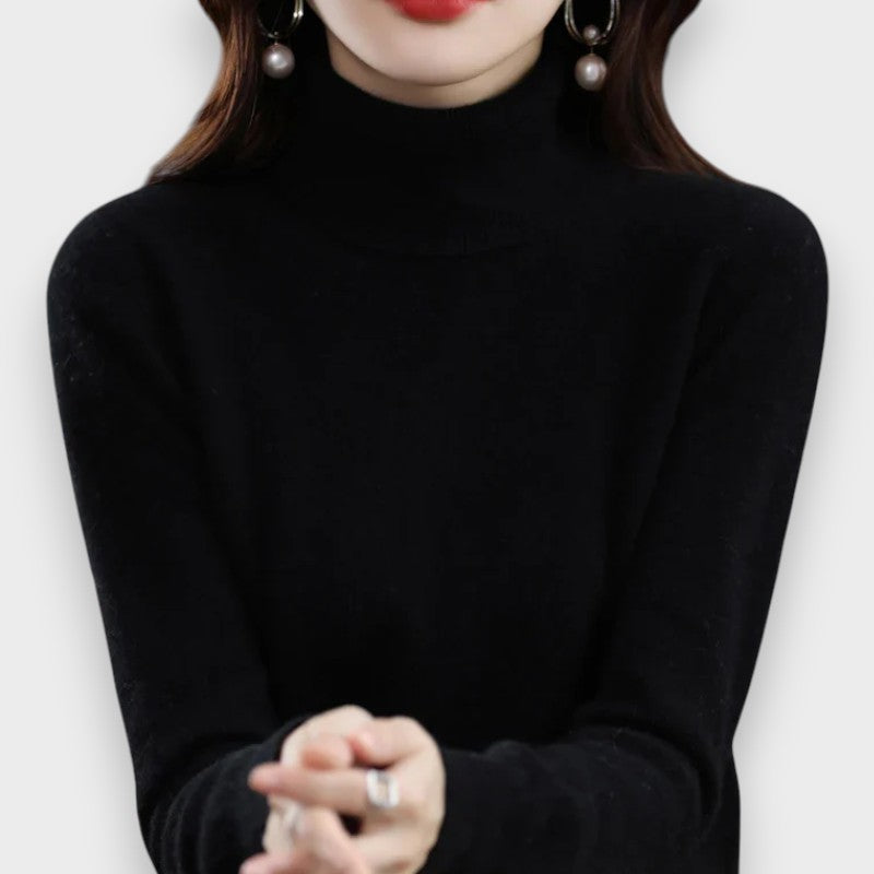 Anna | Cashmere Roll Neck Jumper