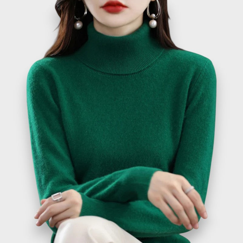 Anna | Cashmere Roll Neck Jumper