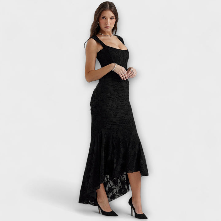 Renske - Elegant and Refined Dress with Corset