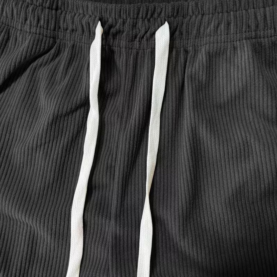 SIOY 通気性のあるリブ編みショーツ