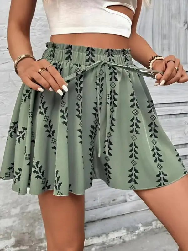 LIWAYWAY | Casual Lightweight Summer Print Shorts