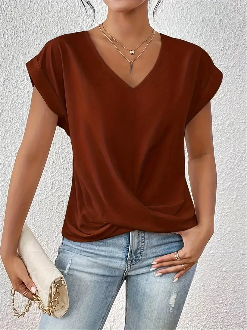 Luna | The Stylish V-Neck Top